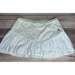 NWOT‎ Adidas Stella Mccartney Barricade Tennis Skirt Skort Girls 164-Large White